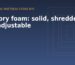 Memory foam: solid, shredded and adjustable - a guide from Craig's Beds Mattress Store NYC